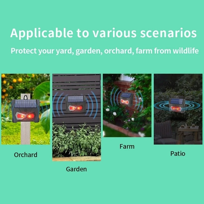 🔥Smart Solar Guardian⚡ 12-in-1 Animal Repeller✨ Motion-Activated Defense🌿 Waterproof & Night Vision🌙 TikTok's #1 Pest Solution 🔥Smart Solar Guardian⚡ 12-in-1 Animal Repeller✨ Motion-Activated Defense🌿 Waterproof & Night Vision🌙 TikTok's #1 Pest Solution